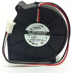 7530 blower fan AD7512UB DC12V 0.52A 7CM 3line 3pin turbo fan