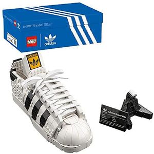 LEGO Adidas Originals Superstar 10282 Building Kit; Bouw en toon de iconische sneaker; Nieuw 2021 (731 stuks)