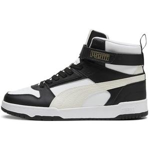 PUMA Rbd Game Sneaker uniseks-volwassene,Puma White PUMA Black Vapor Grey,48.5 EU