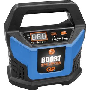 GÜDE Automatische acculader GAB 12V - 15A boost | 4-400 Ah | 12V | boost-functie | led-display | onderhoudsfunctie