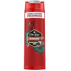 Old Spice Bearglove Douchegel en shampoo voor mannen, verpakking van 6 stuks (6 x 400 ml)