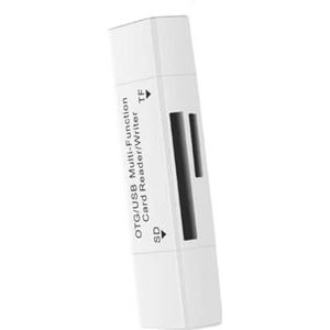 Dubbele Slot USB C Geheugenkaart Adapter Snelle Snelheid Gegevensoverdracht Voor PC Telefoons Tabletten Camera's Kaarten Kaartlezer Voor PC