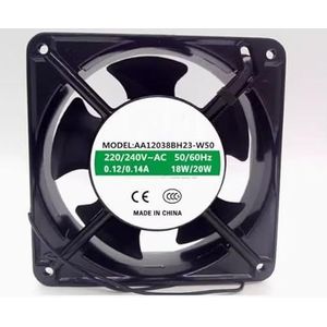 LMNCBVYA High-Efficiency 120mm AC Fan - 220/240V, 0.12/0.14A, 18/20W, Quiet Operation, Durable Design