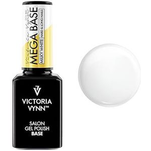 Victoria Vynn Mega Base melkwit onderlak harde en lange nagels UV LED hybride gel lak 15 ml