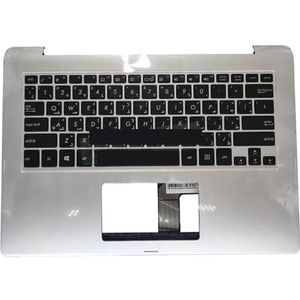Frans toetsenbord C Palmrest voor ASUS voor Flip TP300 TP300LA TP300LD TP300LAB Duits Arabisch Italiaans Turks 90NB05Y1-R30380(Arabic no backlit)