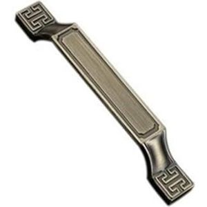 ZDXHIJNW Kast trekt keuken lade handgrepen kledingkast retro meubels badkamer hardware kast trek 155 mm totale lengte antiek (kleur: zilver)