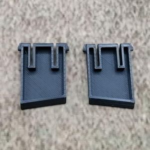 ULEIVA Vervanging toetsenbordvoetjes zwart 1 paar (2 stuks) compatibel met Logitech G213 toetsenbord reserveonderdeel toetsenbordstandaard keyboard voeten (zwart)