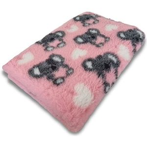 Vetbedding Veterinary Bed - Koala Pink - 150 x 100 cm Hondenkleed Dierenkleed Puppykleed Hondenfokker UK Made wasbaar