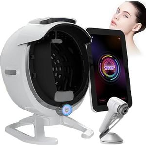 A6 AI Skin Analyzer - 15,6-inch scherm, 36MP Intelligent Skin Analysis Machine met 8-Spectrum Technologie voor Huidconditie Evaluatie,3 Rapport Modi + 2 Huidtest Modi + 3 Vergelijkings Modi