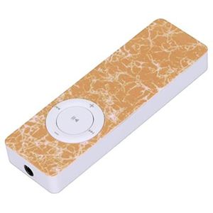 Draagbare MP3-speler, Ondersteuning Geheugenkaart ABS MP3-muziekspeler Ondersteuning Tot 64 GB HiFi voor Volwassenen voor op Reis (e)