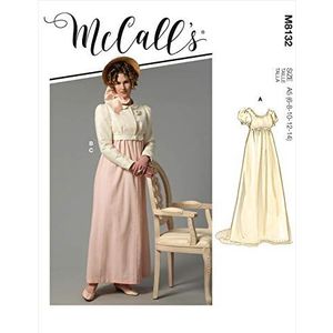 McCalls M8132A5 mist kostuum, A5 (6-8-10-12-14)