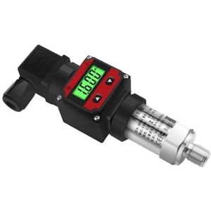 RYVEWZOOE Waterolie brandstof druksensor LCD-scherm G1/4 12-36V 0-10V 0-1000bar 100Kpa drukzender (0-0.5bar)