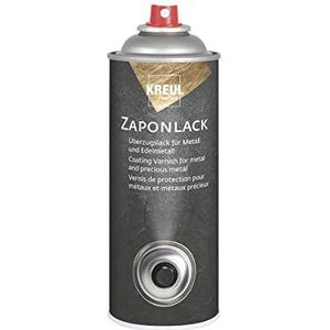 KREUL 840400 - Zapon Vernis Spray 400 ml Blanke beschermende vernis voor glanzende metalen oppervlakken Anti-aanslag, anti-verkleuring en anti-corrosie