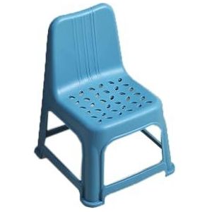 Voetenbank Plastic rugleuningkruk verdikte kleine stoelkruk lage kruk for volwassen huishoudelijke schoenwisselkrukjes for thuisbadkamer Zit (Size : Blue)
