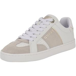 GUESS Jrone Sneaker voor dames, Wit Grijs 141, 35 EU