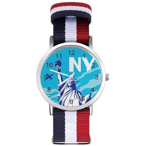 New York City Automatisch Horloge voor Mannen Vrouwen Mode Quartz Horloge Armband Polshorloge voor Thuiskantoor