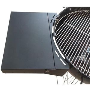 BBQNovation Afneembare en inklapbare bijzettafel voor 57 cm kogelbarbecues, 100% passgarantie op de meeste Weber kogelbarbecues