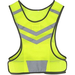 Keenso - Veiligheidsvest - Fluorescerend Geel - Reflecterend Vest - Verstelbaar