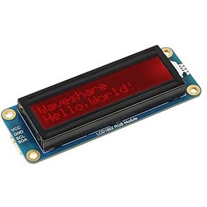 1602 LCD-display module 16x2 tekens LCD module achtergrondverlichting RGB 16M kleuren, compatibel 3.3V/5V, bus I2C, voor Raspberry Pi/Pi Pico, Jetson Nano, Arduino