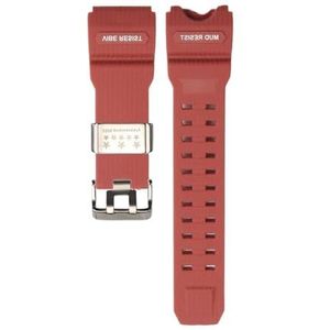 Horloge Accessoires Fit for Casio g shock mudmaster gwg1000 GWG-1000 heren Horlogeband Roestvrij Stalen Ring Vervanging Band(Red S 8)