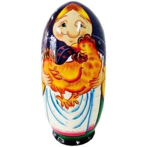 Russische Matroesjka Poppen 10-laags Rusland Matryoshka Pop Houten Handgemaakte Speelgoed Nestpop Decoratie Slaapkamerdecoratie