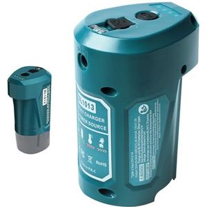 USB-accuadapter, USB-stroombron, voeding, oplader met type-C poort 12 V stopcontact, apparaat oplaadadapter compatibel met Makita 10,8 V BL1013 BL1014 lithium-ion batterij, voor het opladen van