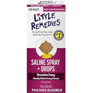 Little Remedies Noses Saline Spray Drops, 1 Fl Oz