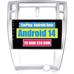 RoverOne Autoradio voor Hyundai Tucson 2004 2005 2006 2007 2008 2009 met Android Multimedia Speler GPS Navigatie Touch Screen Stereo Bluetooth Wifi USB Spiegel Link