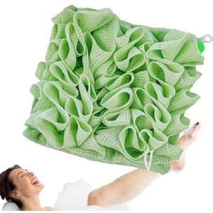 Bad Loofah Spons | Bad Loofah Douche Scrubber Washandje Pad, Zachte Body Douche Scrubber Douche Spons voor Kinderen Volwassenen