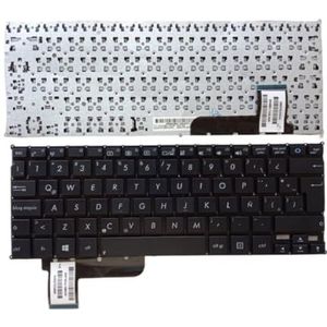 Amerikaans Russisch Spaans Latijns Arabisch Braziliaans Portugees Toetsenbord voor VivoBook Q200 Q200E S200 S200E X200 X201 X201E(LA Black)