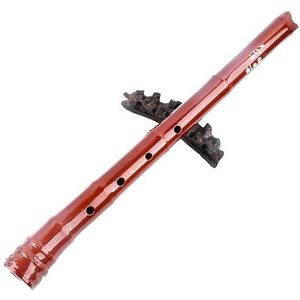 Shakuhachi - Standard 1.8 Shakuhachi bamboefluit pentatonische D/F/G/A/C (D/F). Root End & Natural Edge-Cut Shakuhachi Mondstuk Zen Instrument. (Color : Red_A tube in E)