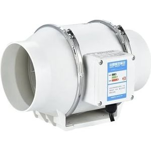 3 Inch/4 Inch/5 Inch Afzuigventilator Muur Entilatie Keuken Wc Air Clean Ventilator Thuis Stille Inline Pijp Duct Fan Extractor (Color : 3inch, Size : A)
