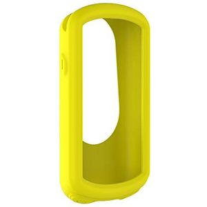 Siliconen beschermhoes compatibel voor Garmin Edge 1030 Plus, zachte hoes voor Edge 1030 fietscomputer (geel)