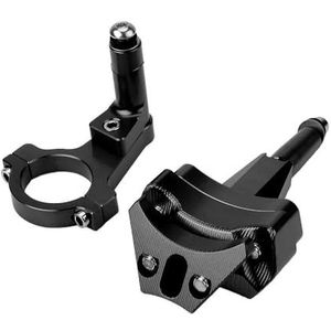 Absorber schokdemper Voor KAWASAKI Voor NINJIA 400 Voor Ninja400 Stabilisator Stuurset DemperbeugelKit 2017-2024 Motorfietsaccessoires Schokdemper(Zwart)