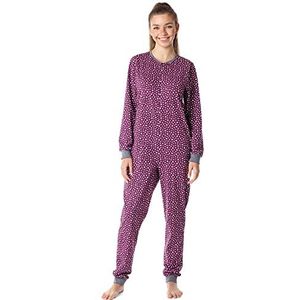 Merry Style Meisjes Pyjama Slaap Onesie Jumpsuit Overall MS10-235 (Bordeaux/Sterren, 170)