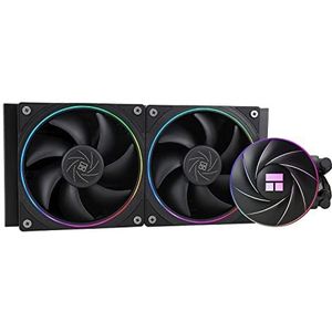 Thermalright Aqua Elite 240 ARGB V2 240 Aio CPU-koeler, 2 x 120 mm PWM-ventilator, S-FDB-lagers, fijn openingseffect, voor AMD/AM4/AM5, Intel LGA1150/1151/1200/2011