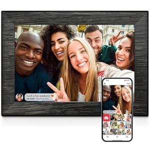 Digitale Fotolijst Videolijst Digitaal WiFi Smart 1280x800 IPS HD Touchscreen Elektronisch Cadeau Geven Huisdecoratie Eenvoudig Delen Momenten