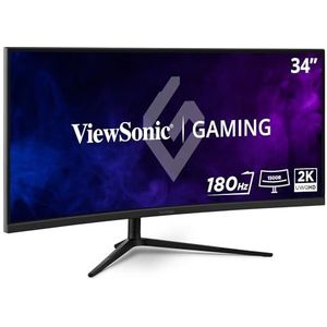 ViewSonic - VX3418C-2K - Computer Monitor - Zwart - 34 inch - 3440 x 1440 Pixels - UltraWide Quad HD