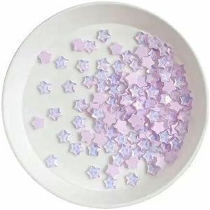 100 stuks schattige mini mokkakleurige ster 4,0 mM platte achterkant glas kristal nail art strass diy manicure decoratie steen - 100 stuks paars