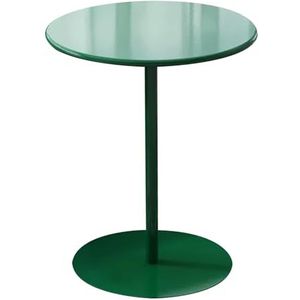 Kleine salontafel bijzettafel, groene ronde bijzettafel bank snacktafel keuken eettafel metalen cocktail bistrotafel accenttafel voor slaapkamer nachtkastje (Size : 40x40x50cm)