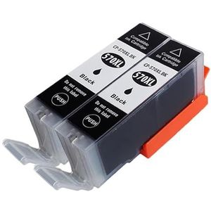 PGI 570 CLI 571 PGI570 XL-inktcartridge for Canon Pixma MG5750 MG5751 MG5752 MG6850 MG7750 MG6853 MG7753-printer(2PCS Black)