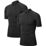 DANISH ENDURANCE Sportsweatshirt 'Compression SS'  zwart