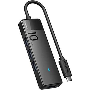 Inateck USB 3.2 Gen 2 snelheid, USB-C naar USB-hub met 4 USB-A-poorten, HB2025
