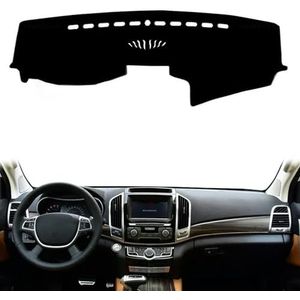 Auto Dashboard Cover Beschermend Vermijd Licht Tapijt Auto Dashboard Mat Anti-UV Antislip Accessoires geschikt voor Haval H9 2015 2016 2017