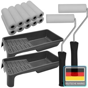 Nxtbuy Lakset Essentieel: 2x Verfrolbeugel 2 x Verfrol 10x Schuimrol - Lakrol Schuimrol - Lakrol
