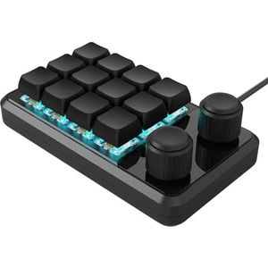 STBQHG Geavanceerd 12 Zeer belangrijk Programmeerbaar Toetsenbord voor Gokken en Productiviteit RGBs Backlighting met Type C Kabel