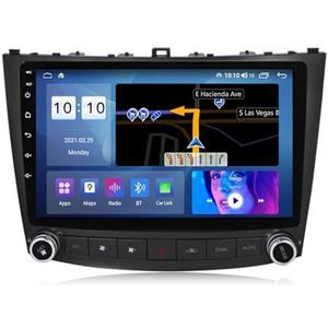 Android 12.0 Car Stereo 9 ""Touch Screen auto audio speler bluetooth stuurwielbediening Voor Lexus IS 2005-2012 auto speler Ondersteunt CarAutoPlay PIP GPS Navigatie Backup Camera (Size : 4Core WIFI+4