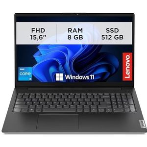 Lenovo V V15 Intel® Core™ i5 i5-13420H Laptop 39,6 cm (15.6") Full HD 8 GB DDR4-SDRAM 512 GB SSD Wi-Fi 5 (802.11ac) Windows 11 Pro Zwart
