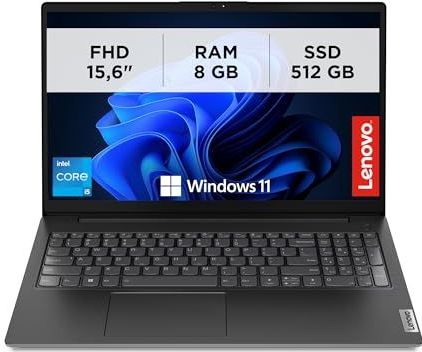 Lenovo V V15 Intel® Core™ i5 i5-13420H Laptop 39,6 cm (15.6") Full HD 8 GB DDR4-SDRAM 512 GB SSD Wi-Fi 5 (802.11ac) Windows 11 Pro Zwart