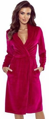 Vivisence Badjas lang  '5022'  robijnrood